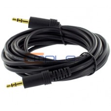 6FT STEREO PATCH CABLE 3.5MM MALE TO 3.5MM MALE UK [P/N MU6MM]