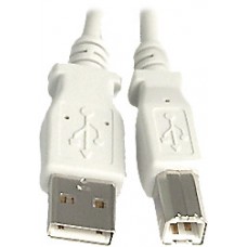 1MT USB FLY LEAD TYPE A-B USB 1.1 + USB2 COMPATABLE