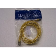 YELLOW 3 METRE CAT 6 RJ45 SHIELDED CABLE WITH BOOTS