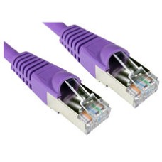 10M CAT6A SSTP LSOH PATCH SNAGLESS VIOLET CABLE