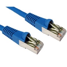 15M CAT6A SSTP LSOH PATCH SNAGLESS BLUE CABLE