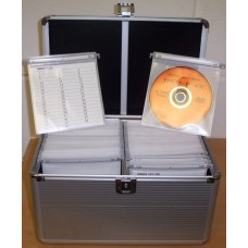 200 CAP ALUMINIUM STYLE CD/DVD CASE