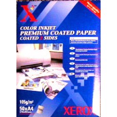 XEROX COLOUR INKJET PREM COATED 2 SIDES 105GSM 50S