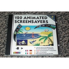 120 ANIMATED SCREENSAVERS WITH OPTIONAL SOUND WINDOWS 95 COMPATIBLE CDROM [P/N 29ANISCRSVR]