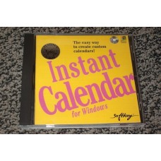 INSTANT CALENDAR FOR WINDOWS. THE EASY WAY TO CREATE CUSTOM CALENDARS! CDROM [P/N 29INSTCAL]