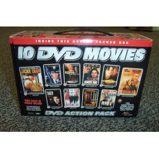 29PRS0002 - DVD ACTION MOVIE PACK 10 TITLE RET