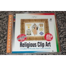 A SELECTION OF OVER 250 VIBRANT ROYALTY FREE RELIGIOUS CLIP ART INC. IMAGE ORGANIZER CDROM [P/N 29RELIGIOUS]