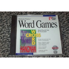 WORD GAMES - WORD PUZZLE FUN FOR EVERYONE! CDROM [P/N 29WORDGM]