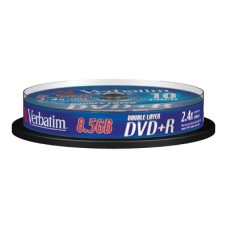 VERBATIM DVD+R 8.5GB 2.4X ADVAZO D/LAYER 43562
