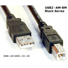 USB2 1.8-2.0M CABLE A TO B CONNECTOR